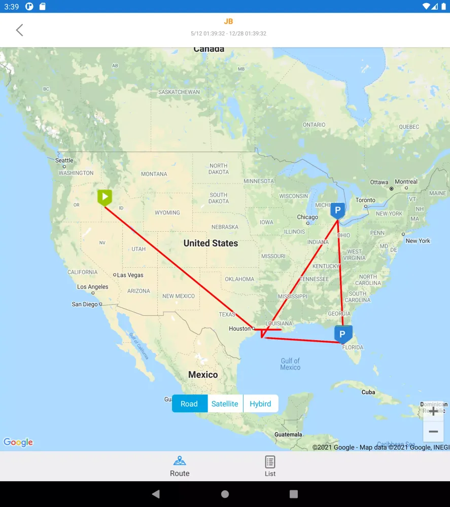 Ablegrid GPS Platform سکرین شاٹس