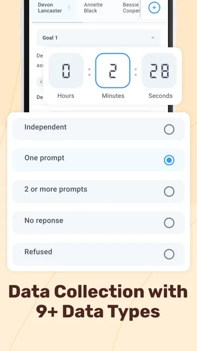 Tangkapan layar AbleSpace - IEP Goal Tracking