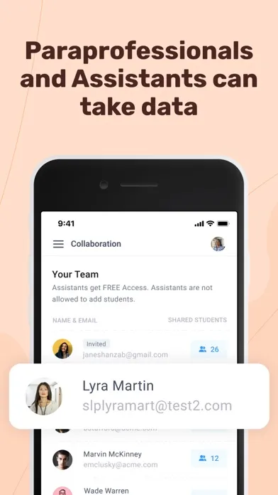 Tangkapan layar AbleSpace - IEP Goal Tracking