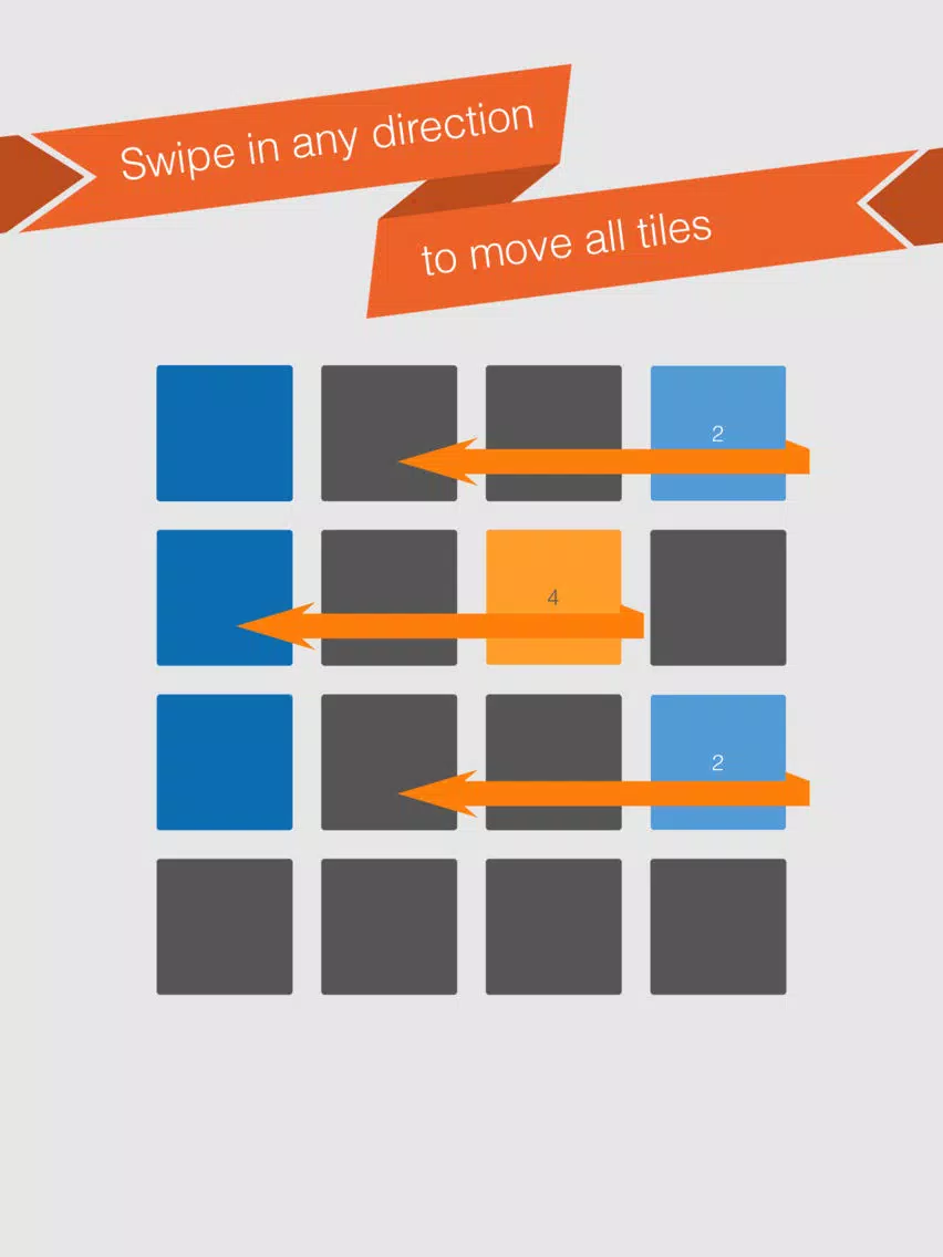 2048 Rack it up! iPad  Screenshots