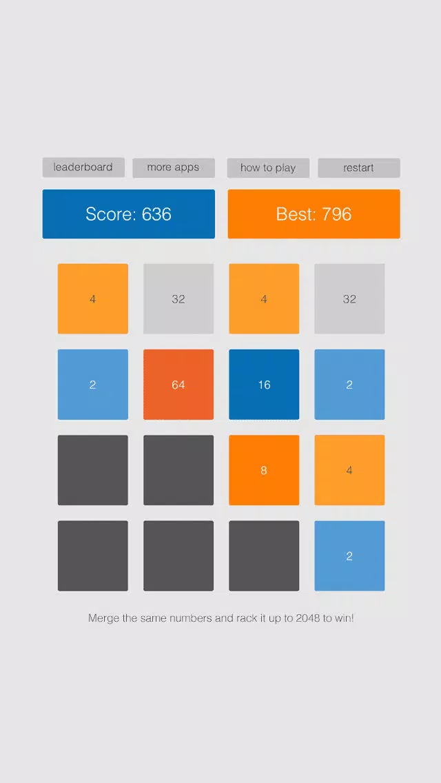 2048 Rack it up! Screenshots