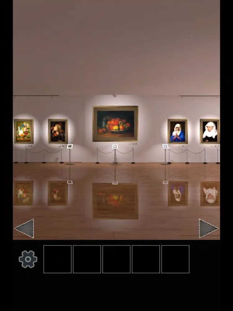 Ảnh chụp màn hình của Escape from the Art Gallery. iPad 