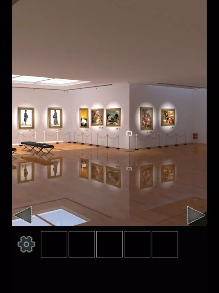 Ảnh chụp màn hình của Escape from the Art Gallery. iPad 