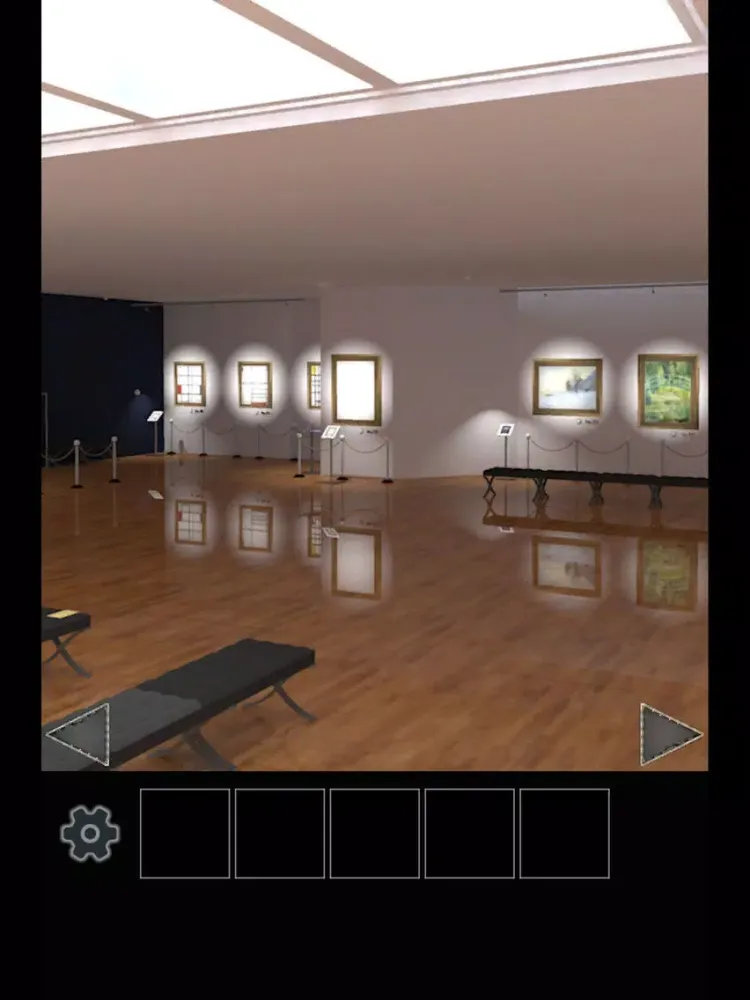 Ảnh chụp màn hình của Escape from the Art Gallery. iPad 