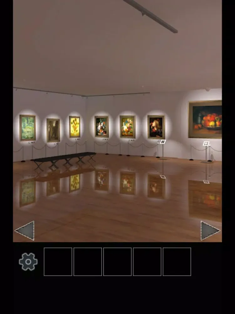 Ảnh chụp màn hình của Escape from the Art Gallery. iPad 