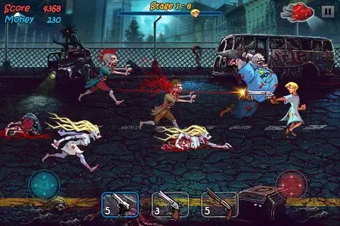 Tangkapan layar Zombie Shock