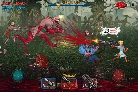 Tangkapan layar Zombie Shock