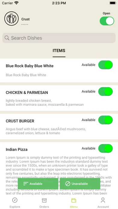 Foodolino Merchant স্ক্রিনশট