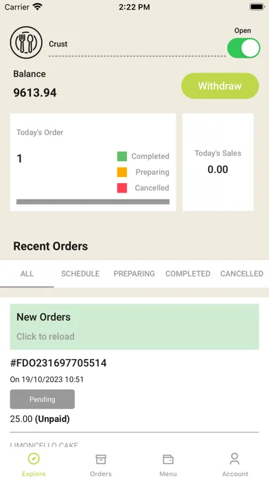 Foodolino Merchant স্ক্রিনশট