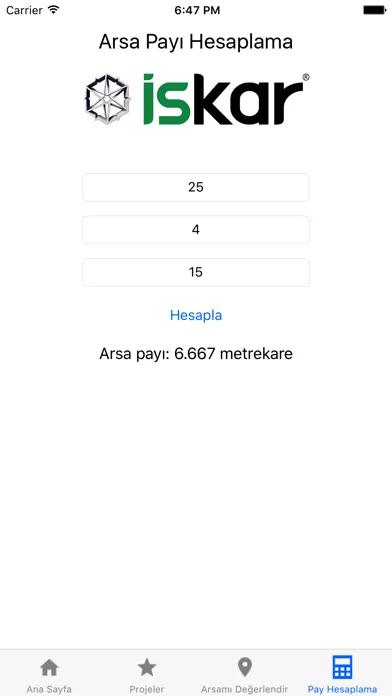 تصاویر İskar Yapı - Arsa Payı Hesaplama