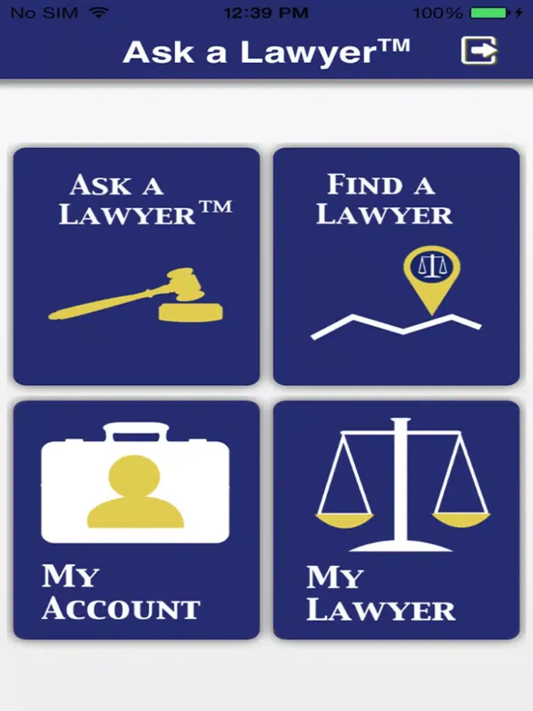 Ask A Lawyer iPad  Screenshots