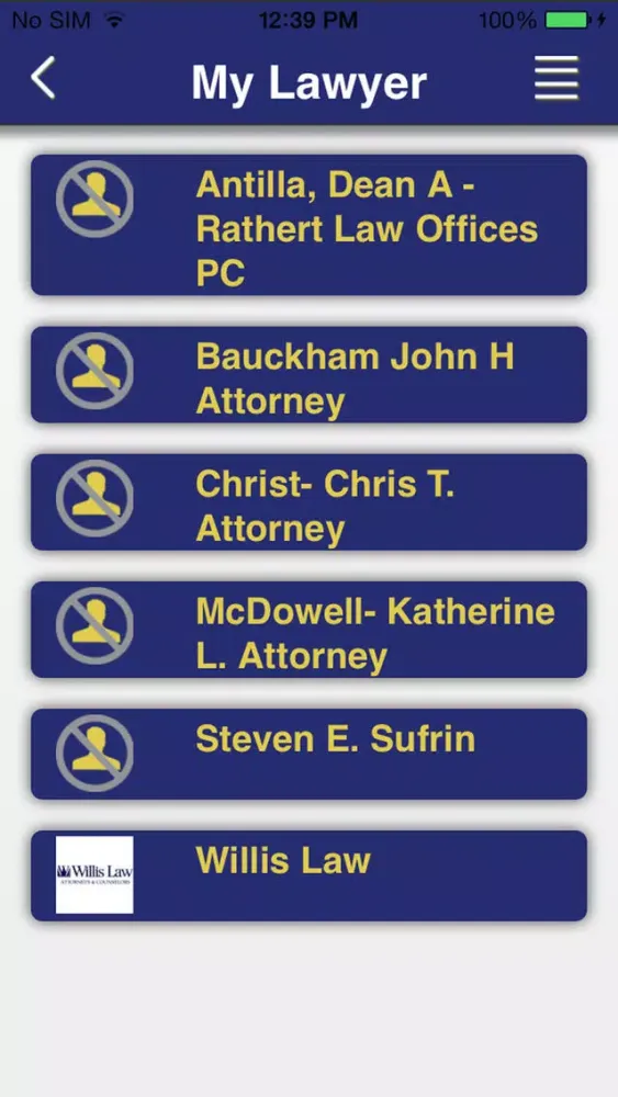 Ask A Lawyer Screenshots