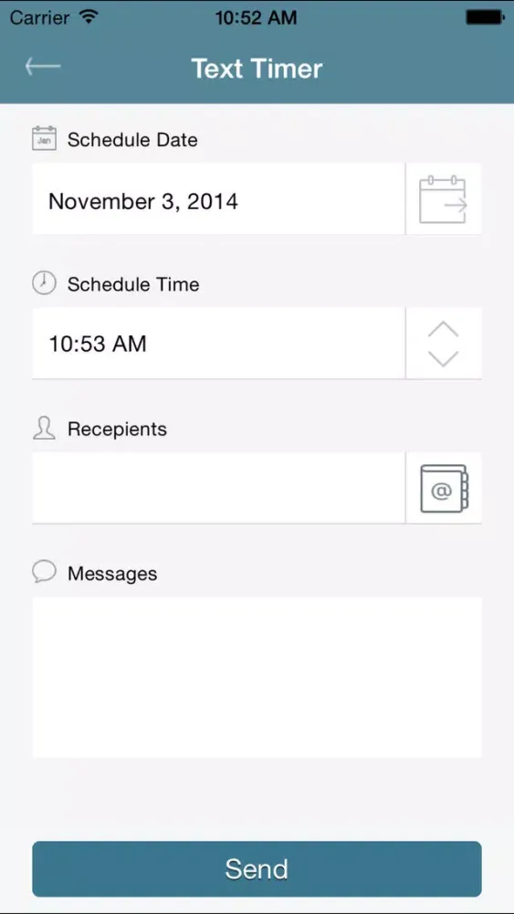 Captures d'écran de Text Timer