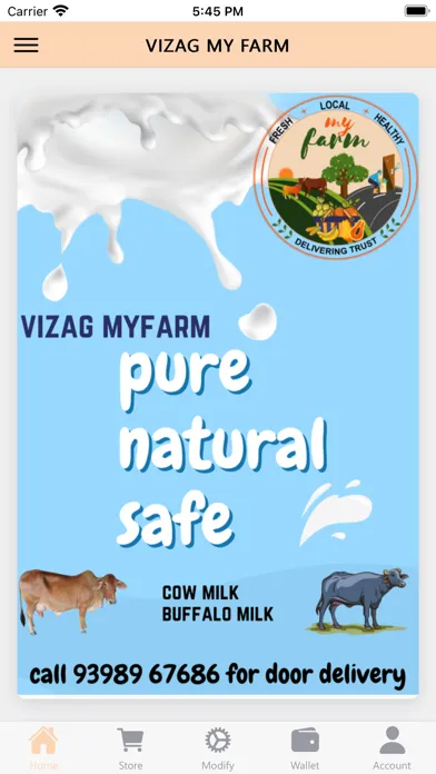 VIZAG MYFARM - NATURAL MILK應用截圖