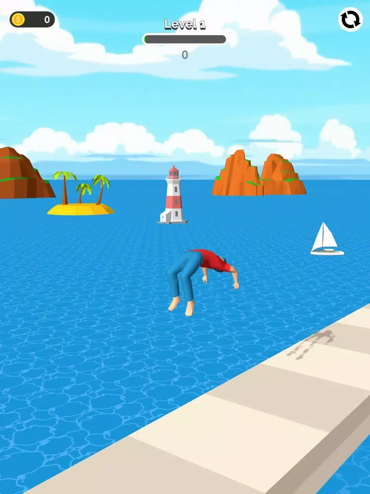 BackFlip Runner 3D - Flip Game iPad 应用截图
