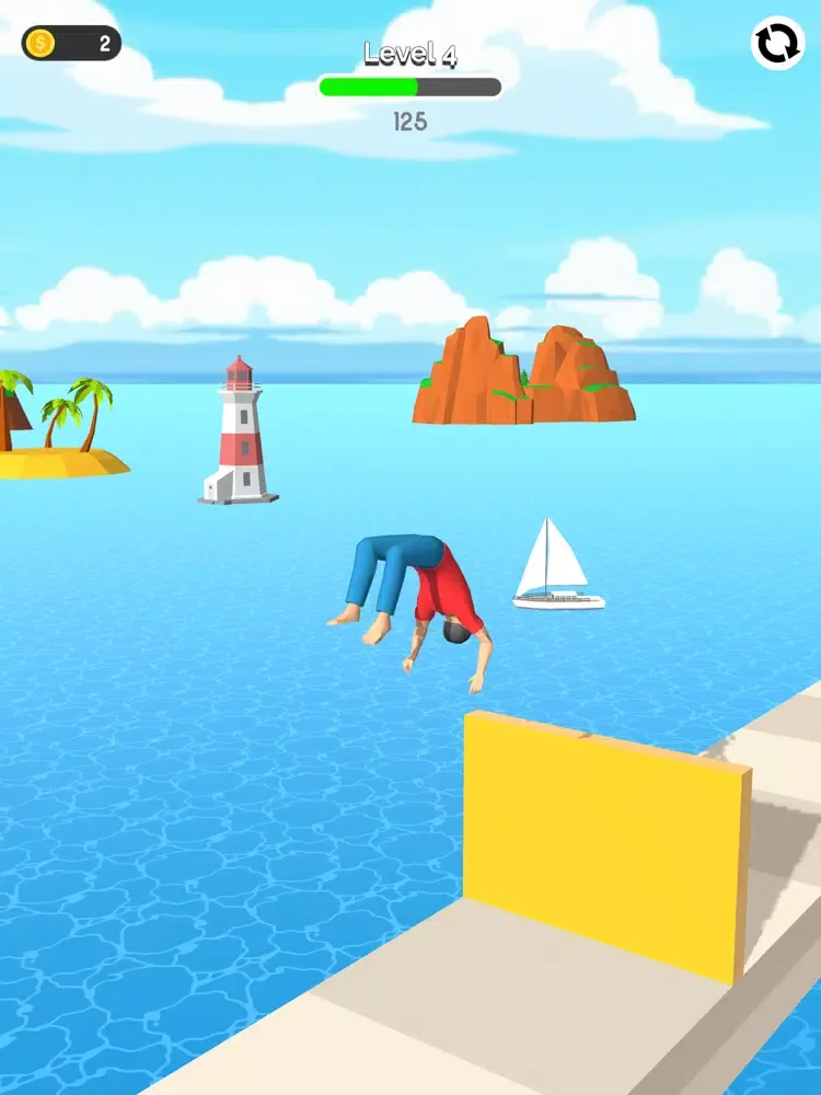 BackFlip Runner 3D - Flip Game iPad 应用截图