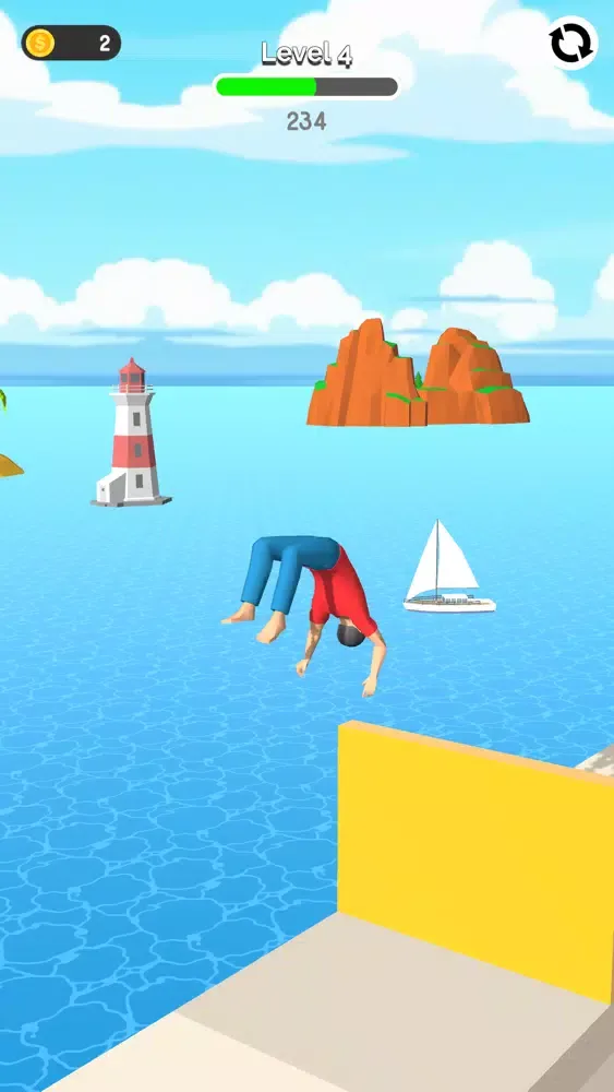 BackFlip Runner 3D - Flip Game应用截图