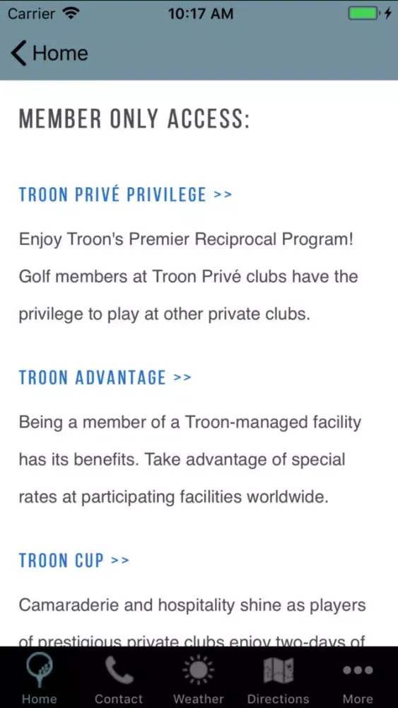 Troon Country Club 스크린샷