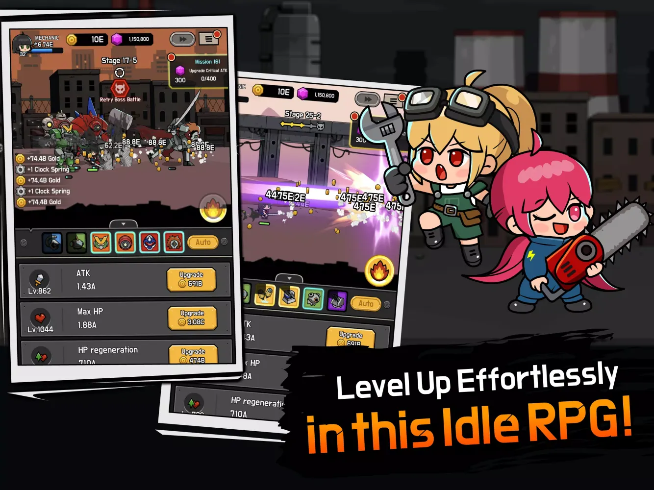 Meca Legends : Idle RPG Screenshots