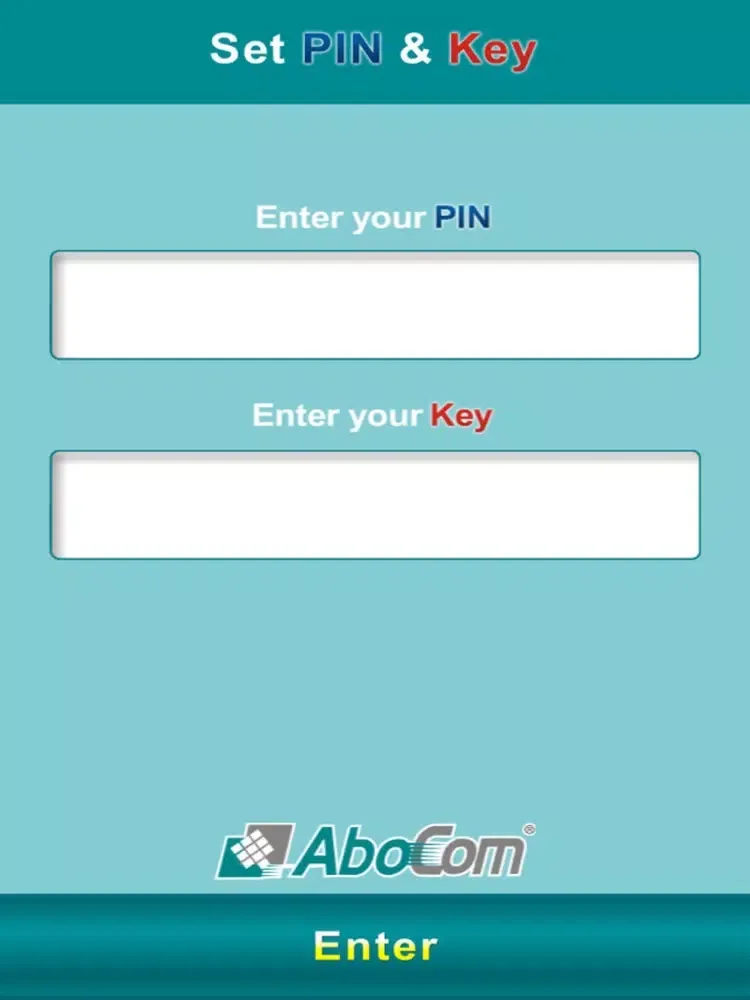 Ảnh chụp màn hình của AboCom OTP iPad 
