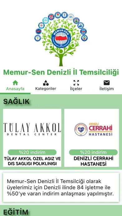Memur-Sen Çınar Uygulaması Screenshots