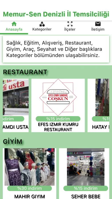 Memur-Sen Çınar Uygulaması Screenshots