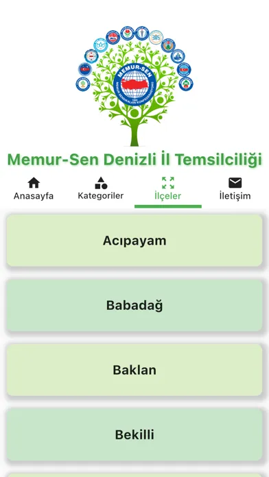 Memur-Sen Çınar Uygulaması Screenshots