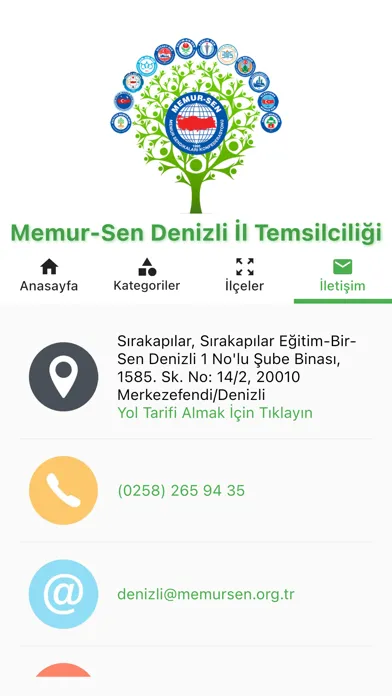 Memur-Sen Çınar Uygulaması Screenshots