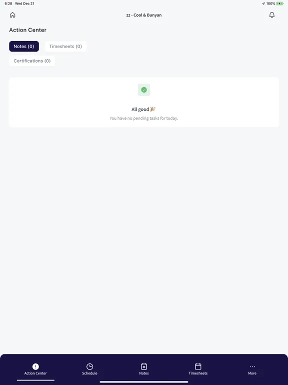 Tangkapan skrin OnTarget by Abound Health iPad 