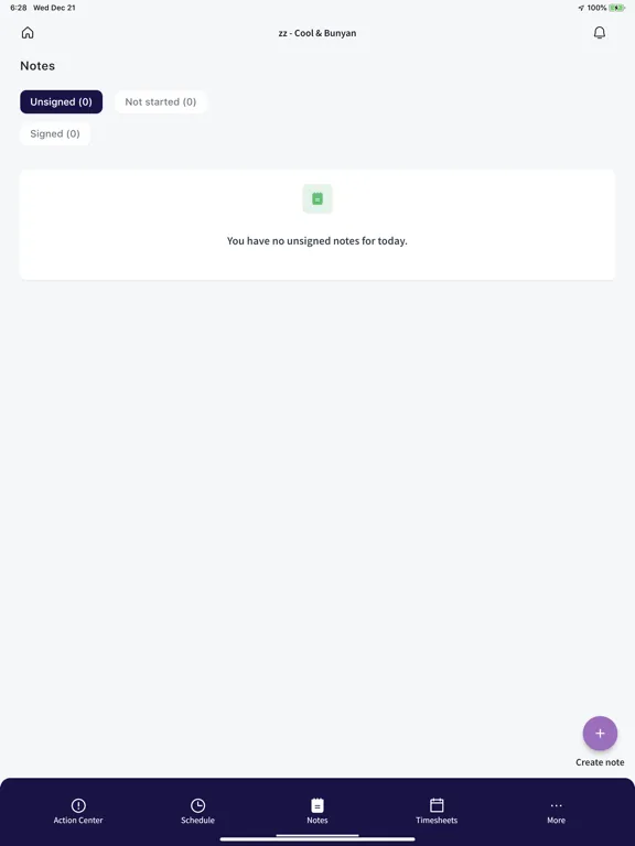 Tangkapan skrin OnTarget by Abound Health iPad 