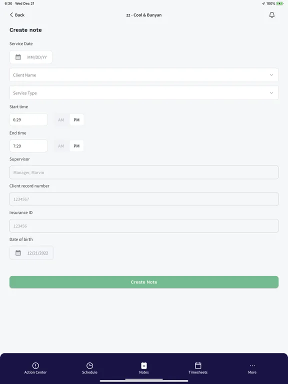 Tangkapan skrin OnTarget by Abound Health iPad 