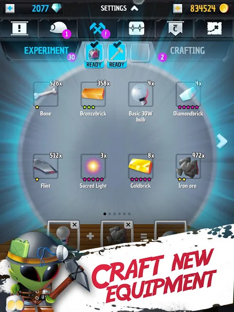 Captures d'écran de Tiny Miners
