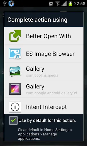 Better Open With Screenshots