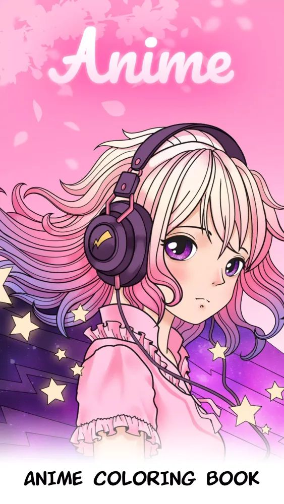 Anime Games Coloring Book Screenshots