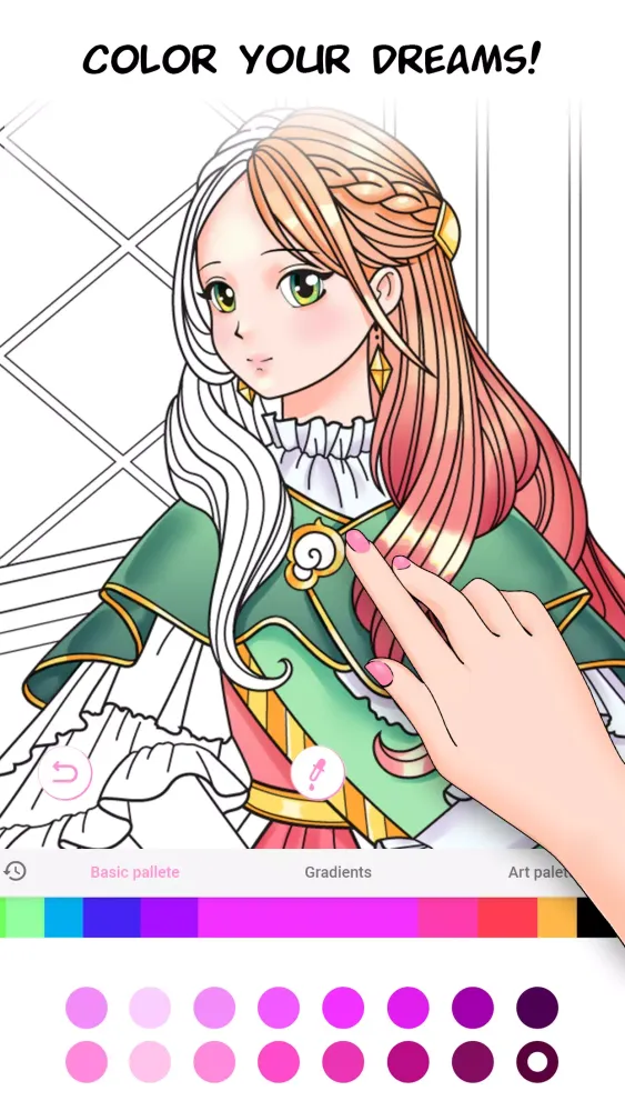 Anime Games Coloring Book Screenshots