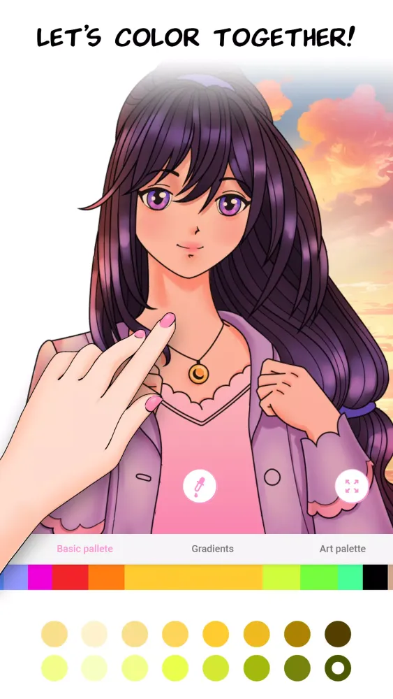 Anime Games Coloring Book Screenshots