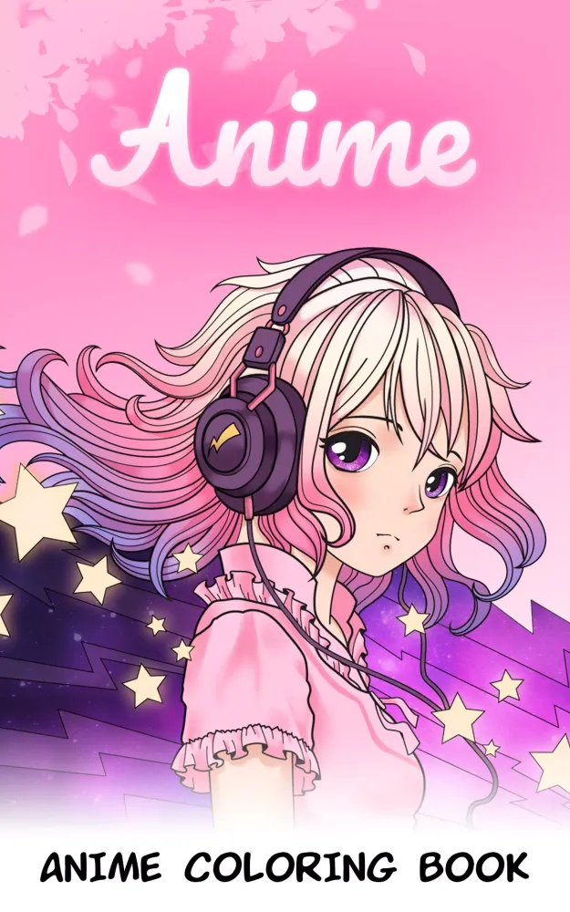 Anime Games Coloring Book Screenshots