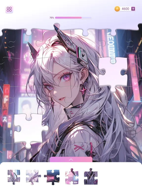 Ảnh chụp màn hình của Anime Games: Jigsaw Puzzle iPad 