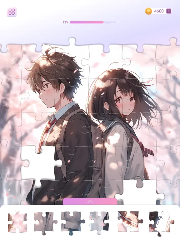 Ảnh chụp màn hình của Anime Games: Jigsaw Puzzle iPad 