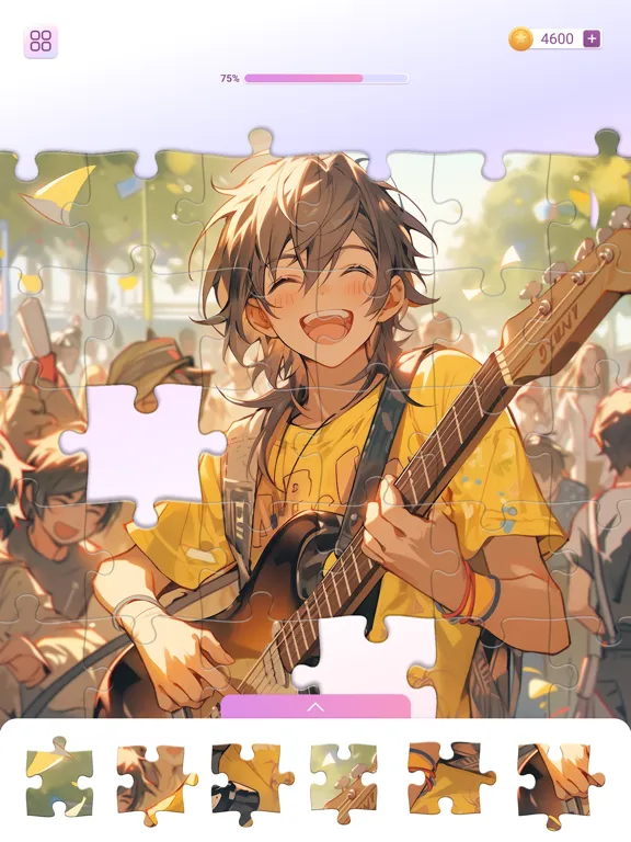Ảnh chụp màn hình của Anime Games: Jigsaw Puzzle iPad 
