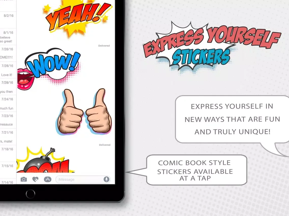 Скриншоты Express Yourself Sticker Pack iPad 