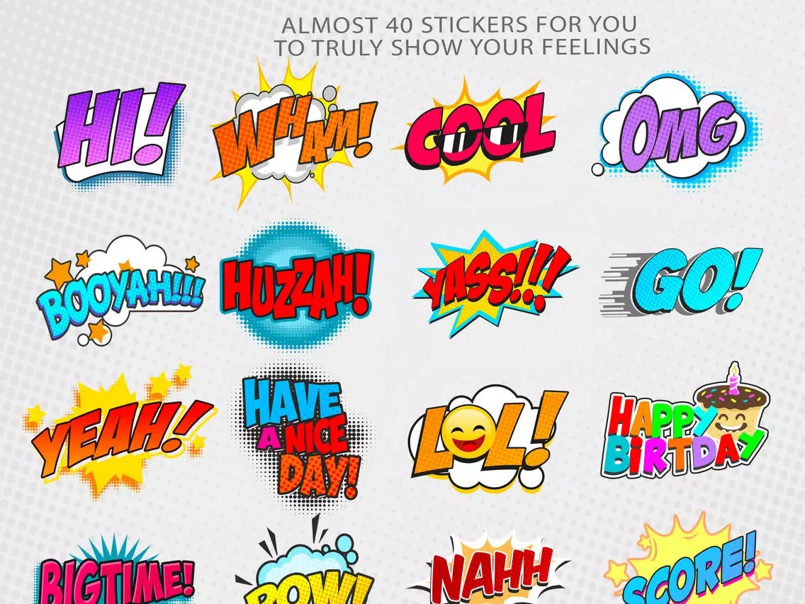 Скриншоты Express Yourself Sticker Pack iPad 