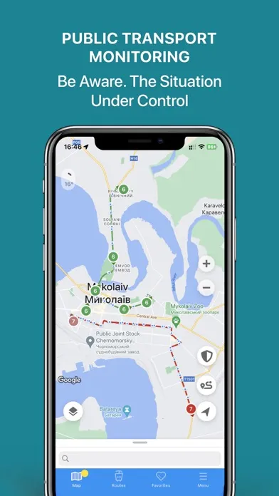 Public Transport Mykolaiv應用截圖