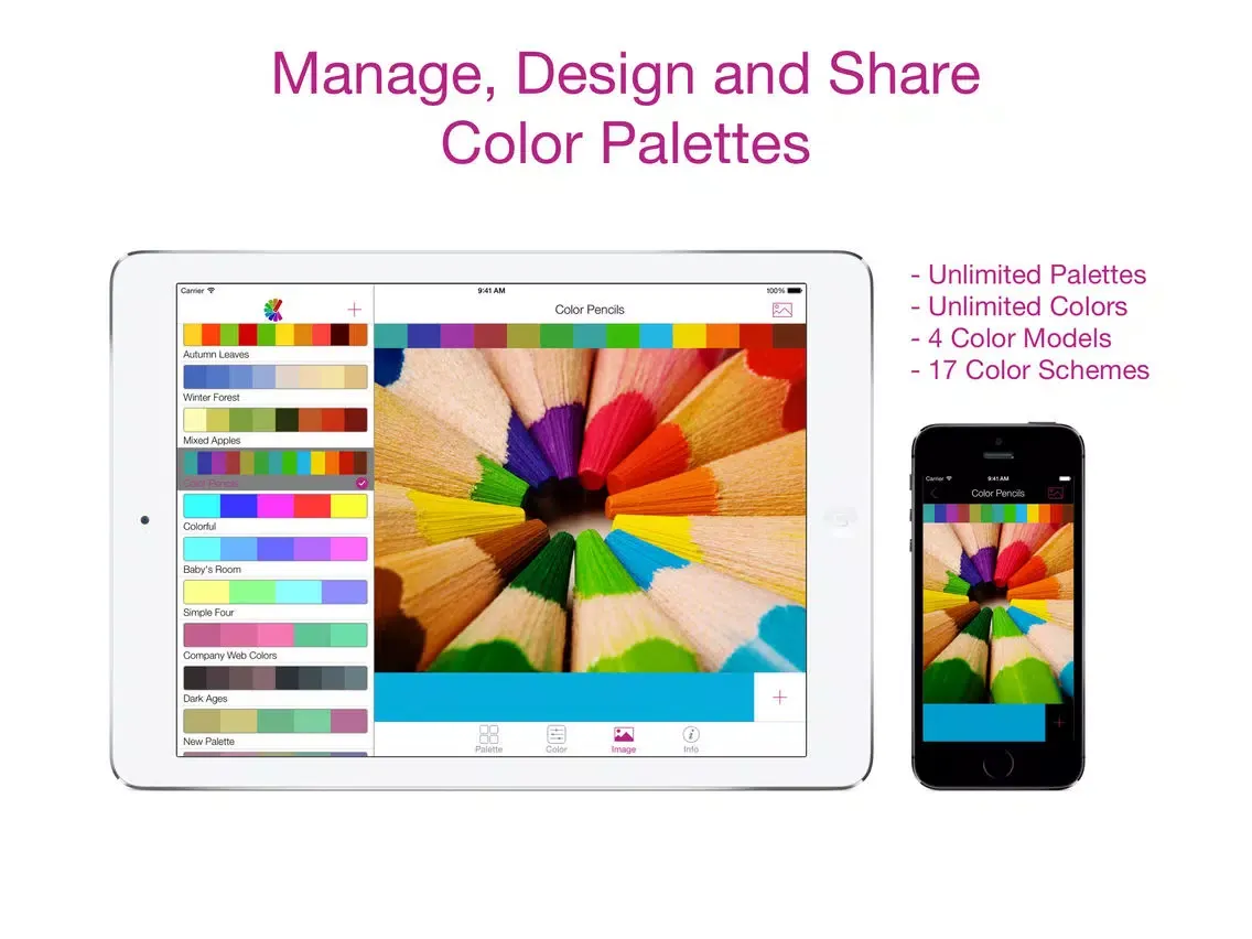 ภาพหน้าจอของ AB Colors - Design Color Palettes iPad 