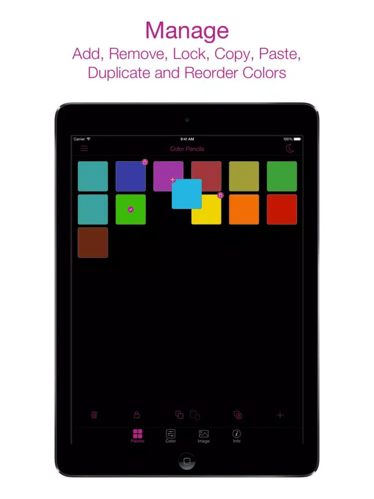 ภาพหน้าจอของ AB Colors - Design Color Palettes iPad 