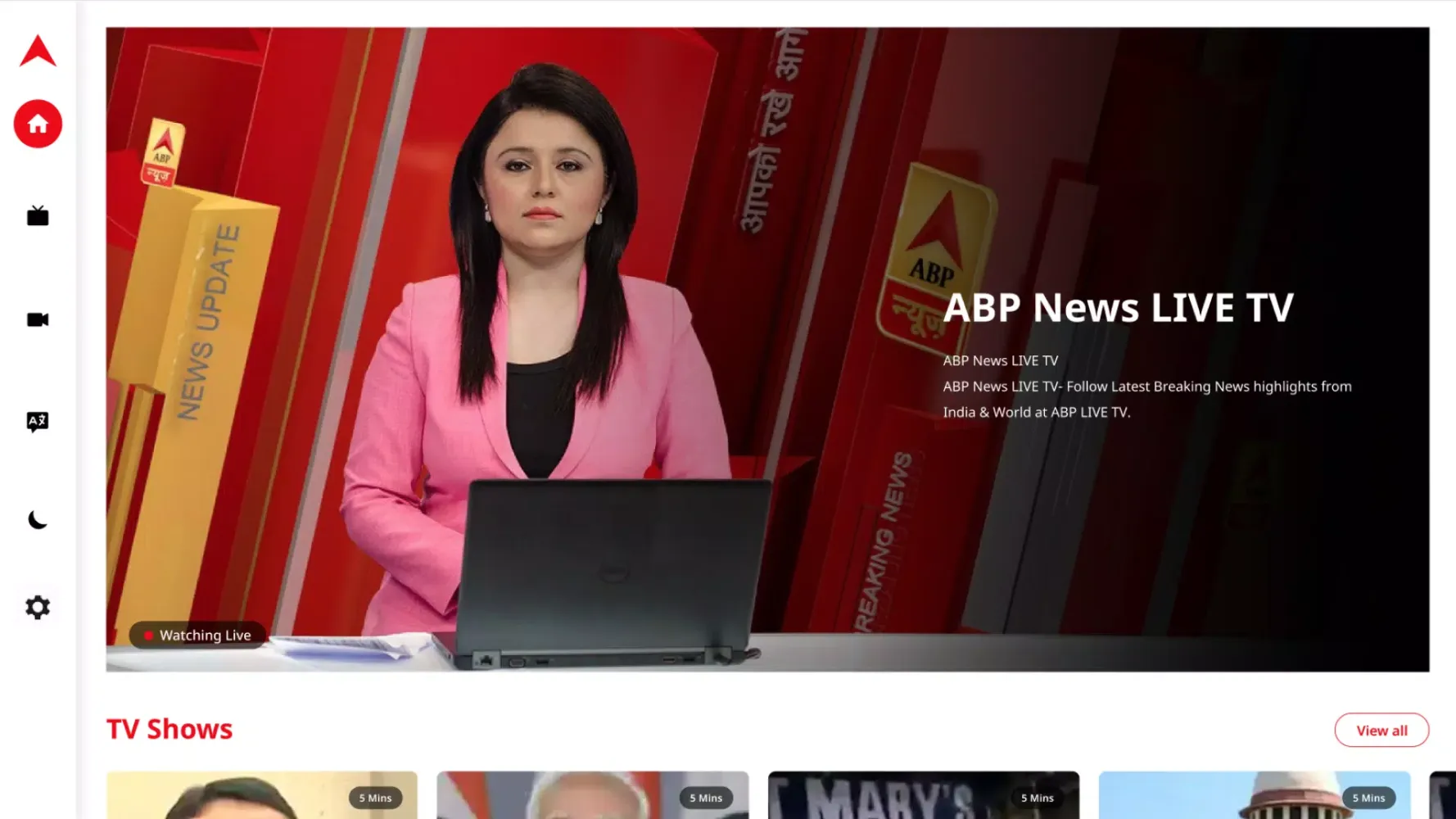 Captures d'écran de ABP Live-Live TV & Latest News