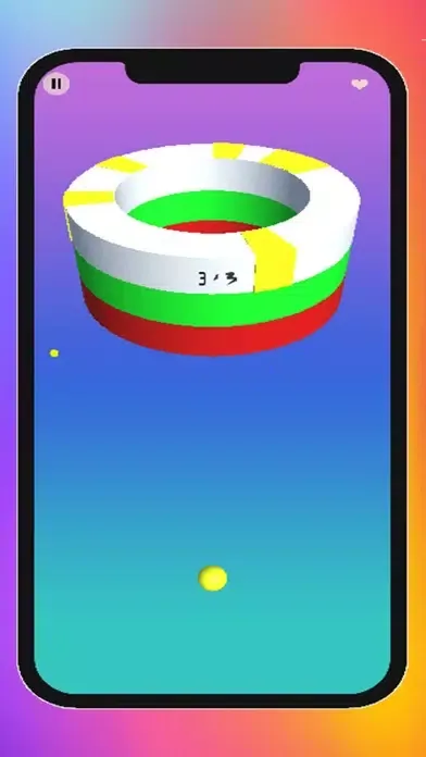 ภาพหน้าจอของ Paint Hit Circles!