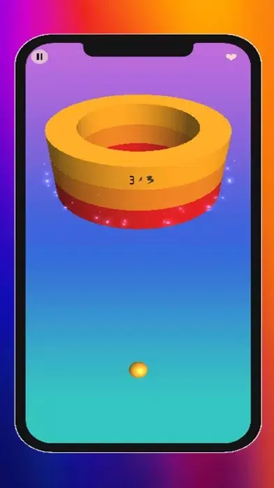ภาพหน้าจอของ Paint Hit Circles!