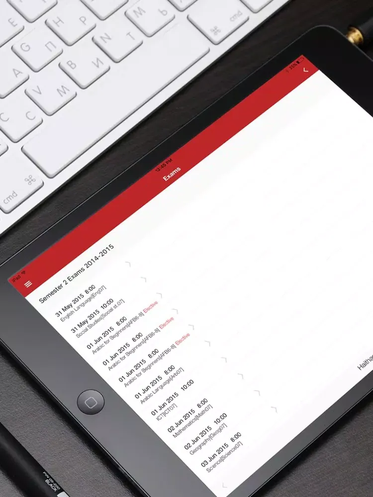 Capturas de pantalla de iCampus (ABQIS-Seeb) iPad 