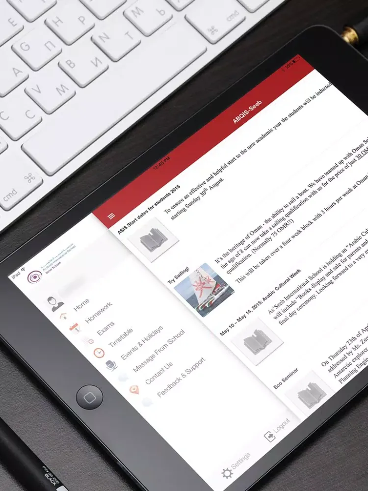 Capturas de pantalla de iCampus (ABQIS-Seeb) iPad 